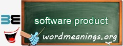 WordMeaning blackboard for software product